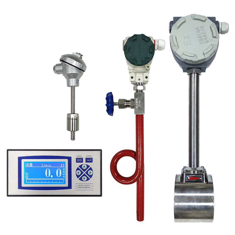 flow meter temperature and pressure compensation integrated steam flowmeter