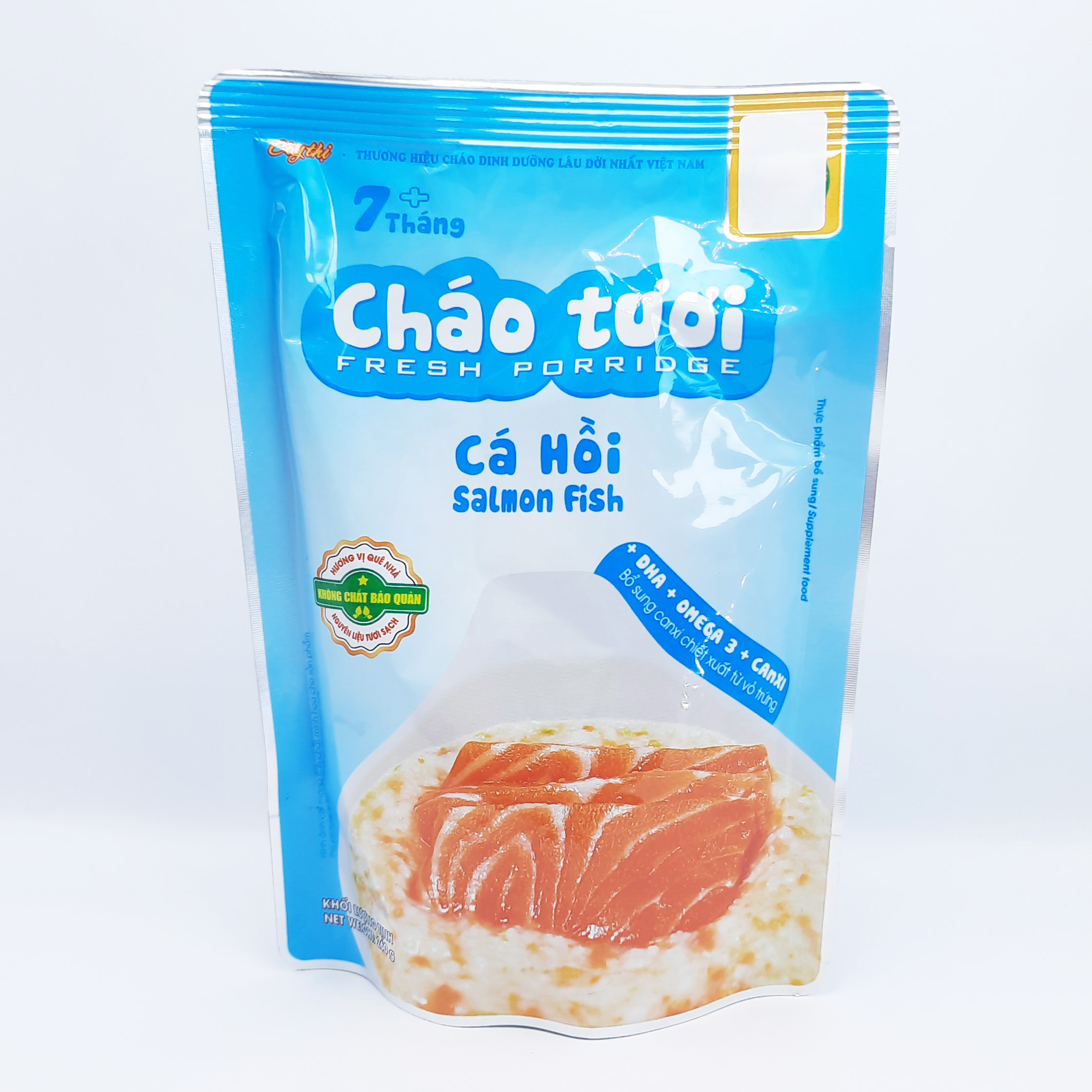 Оптовая продажа, Вкусный Лосось и морские водоросли, рисовая каша, мгновенная каша из Вьетнама, лучший поставщик, свяжитесь с нами по лучшей цене