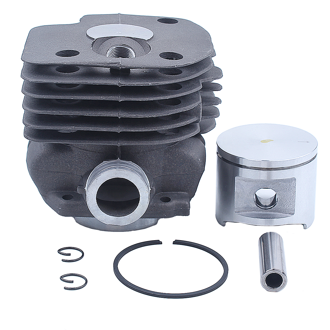 52mm Bore Engine Piston Cylinder Kit End Rings Pin for Husqvarna 372 365 362 371 372XP Chainsaw