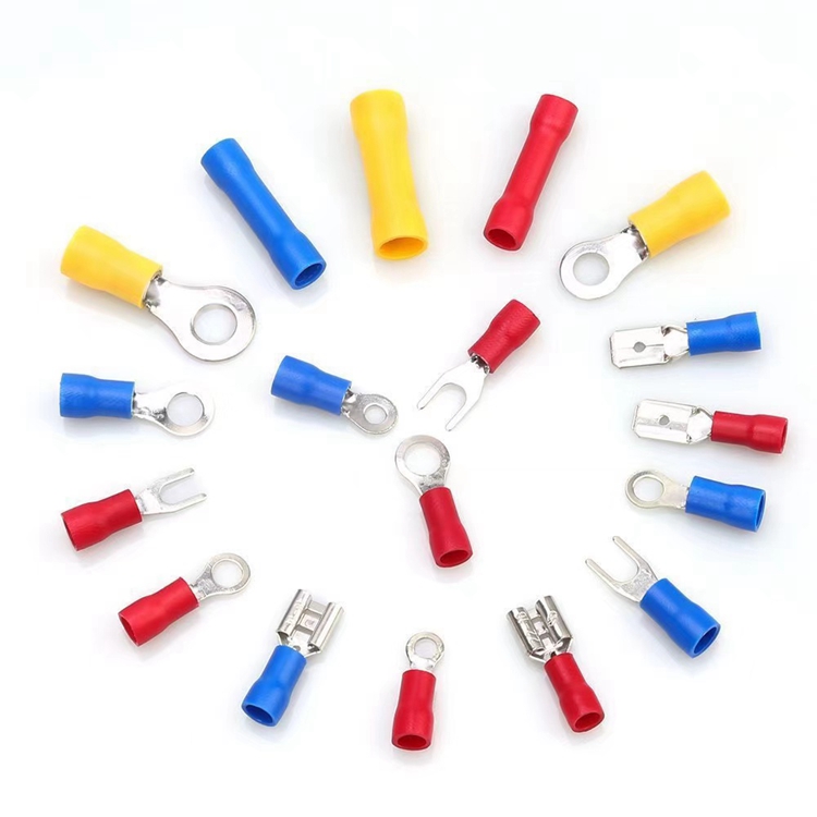 1200pcs Insulated Cable Connector Electrical Wire Assorted Crimp Spade Butt Ring Fork Set Ring Lug Rolled terminals blocks