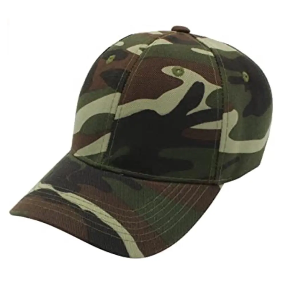 Factory custom 100% cotton custom baseball cap hats camo hats-caps