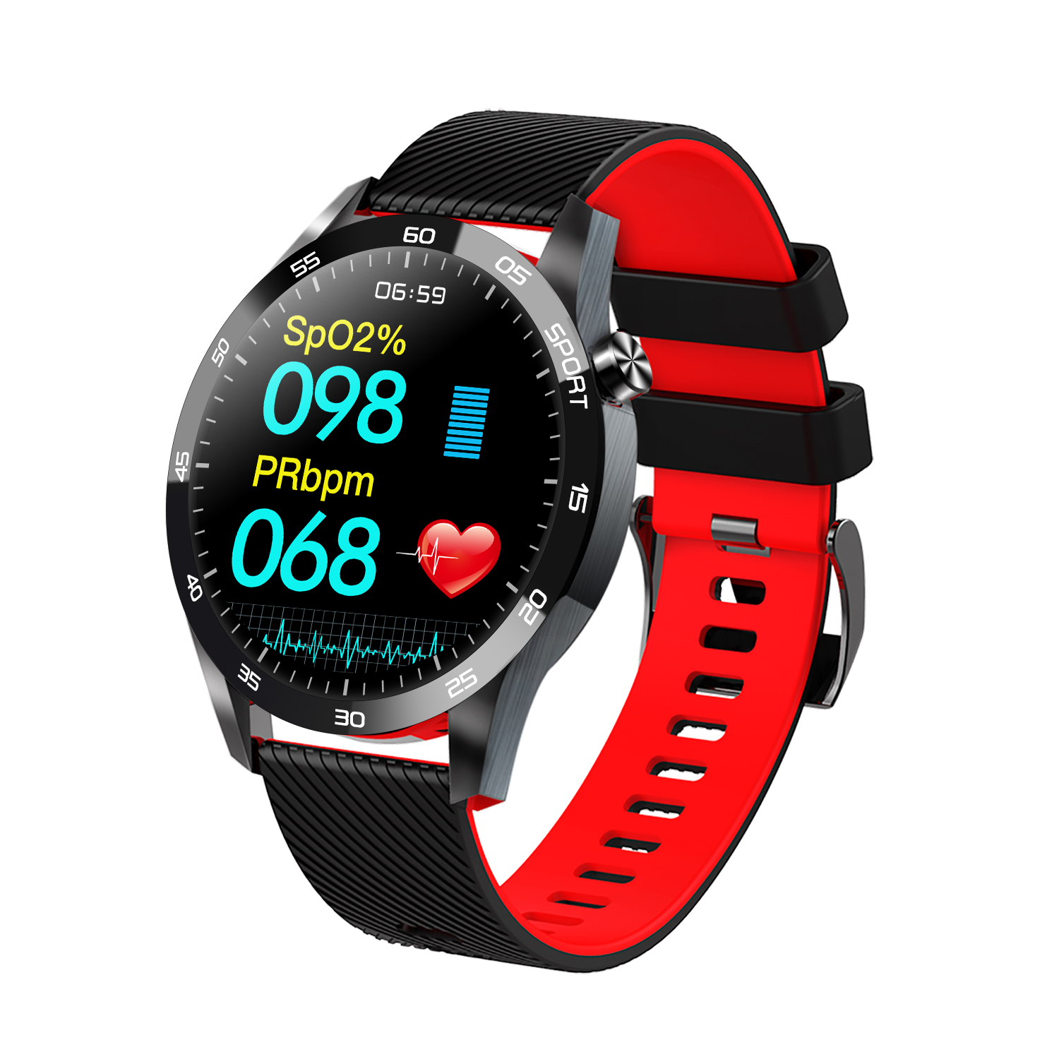 smartwatches wrist watch blood pressure wear os heart rate health monitorning ce rohs sport for men laides kids smart watches