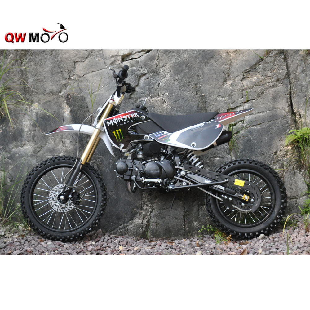 QWMOTO KLX стиль Мотокросс 125cc Кроссовый мотоцикл гоночный питбайк CE