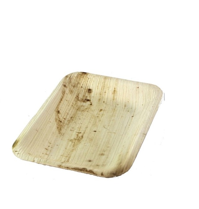 RECTANGLE ARECA PALM LEAF PLATES