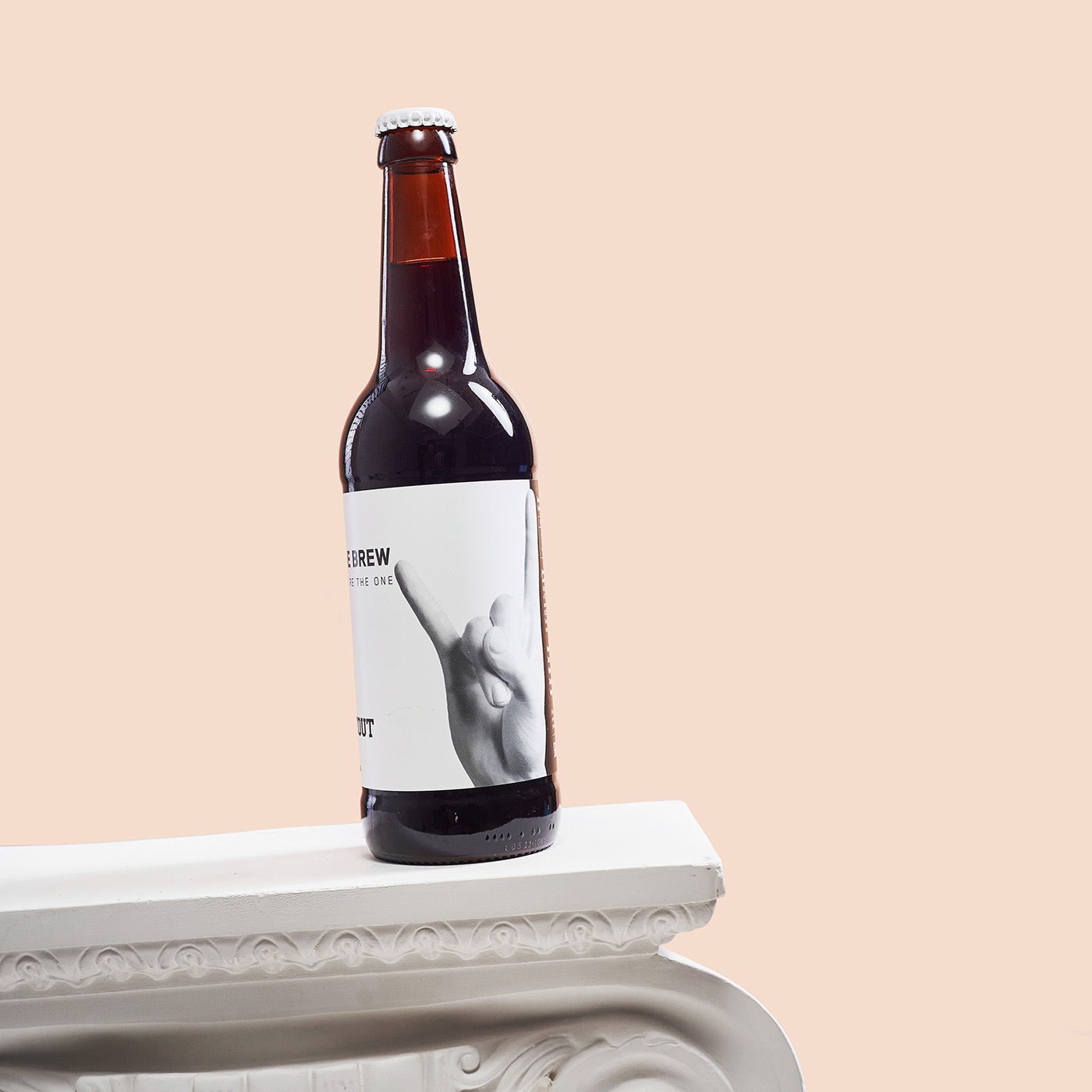 6% спирт темное сильное крафтовое пиво Stout, дешевый молочный солодовый напиток с горьким шоколадом и кофейными вкусами, стеклянная бутылка 500 мл