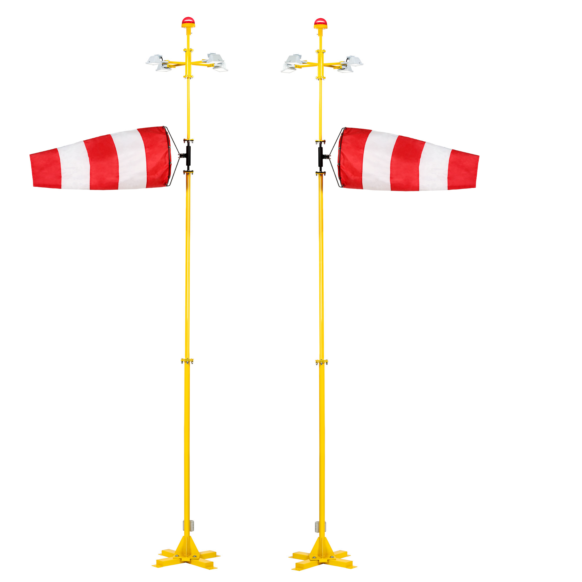 Оптовая продажа Airstrips авиационные сигнальные огни Windsock UNW-310-ExL внешне освещенные Полный комплект с IP65 рейтингом