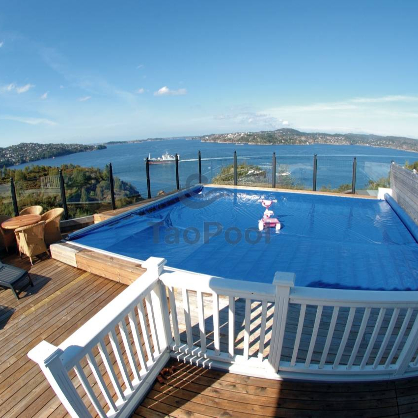 Top Selling Hotel Pool Cover Deck Pool Cover Ground Top Track Installation