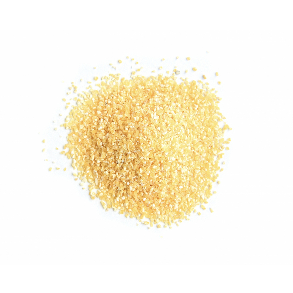 ORGANIC USDA NOP ISO Corn groats organic in 400g Polypropylene packs