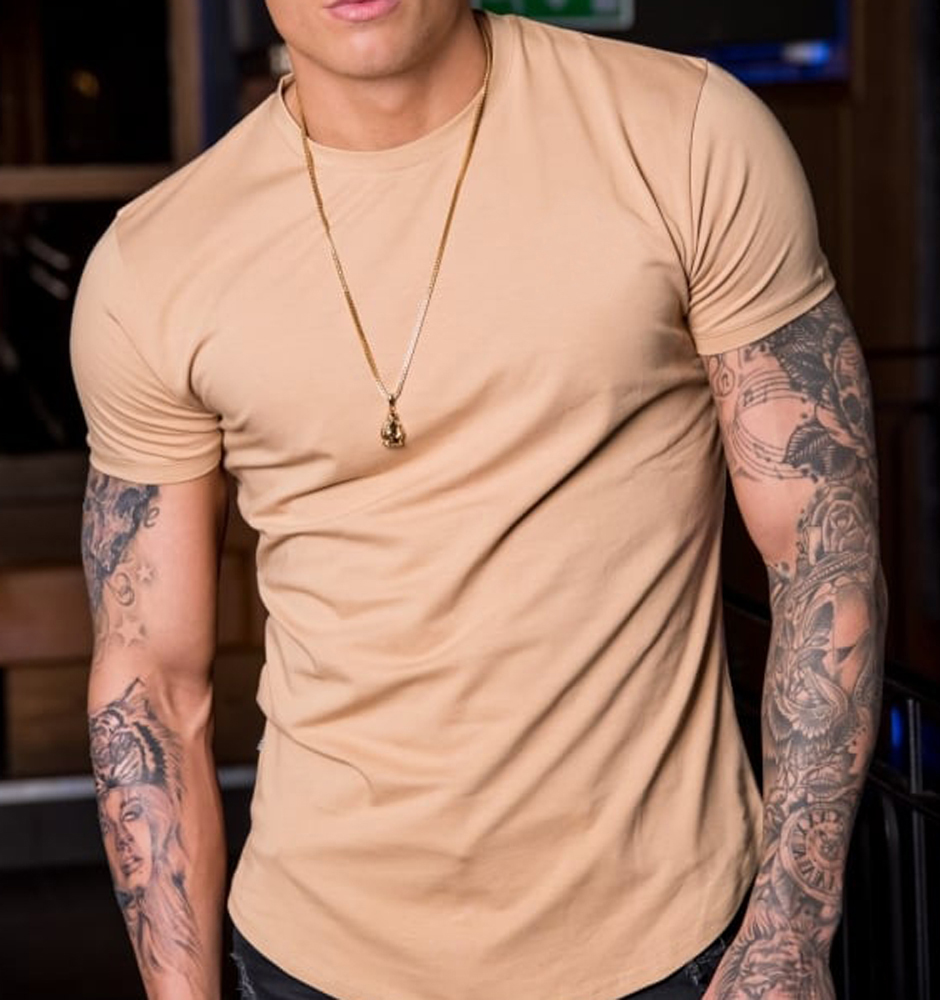 Stylish supima cotton T Shirt gym wear custom logo or Design High Quality men Running T shirts