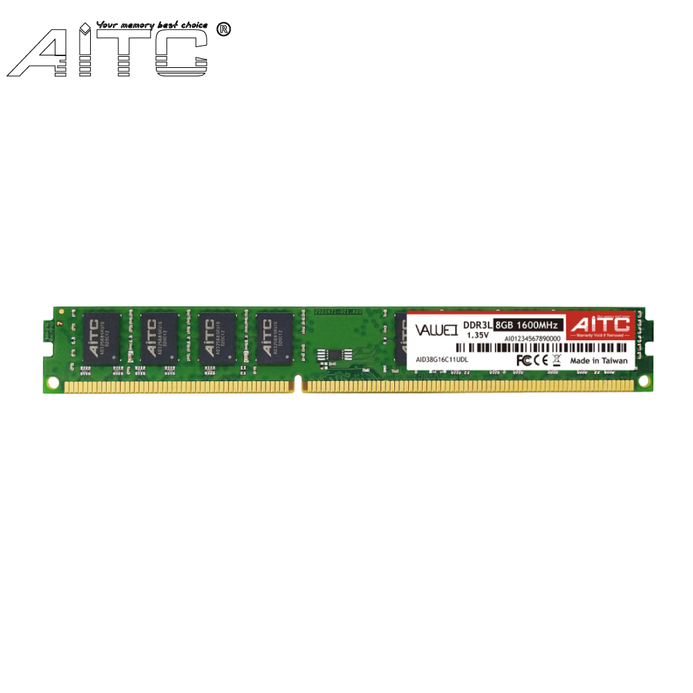 Чип оперативной памяти ddr3l 1,35, низкое напряжение 8 ГБ, 1600 udimm, Тайвань, заводская цена