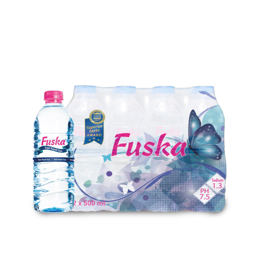 Fuska натуральная пружинная вода, безалкогольный напиток, чистая вода с бутылкой для воды из гор саманки