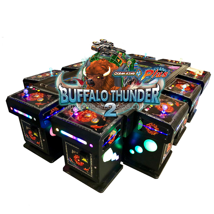2021 США новая высокая прибыль 10 игроков Рыбная игра король океана 4 плюс Buffalo Thunder 2