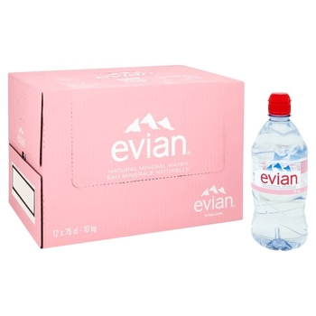 Evian-натуральная минеральная вода 750 мл