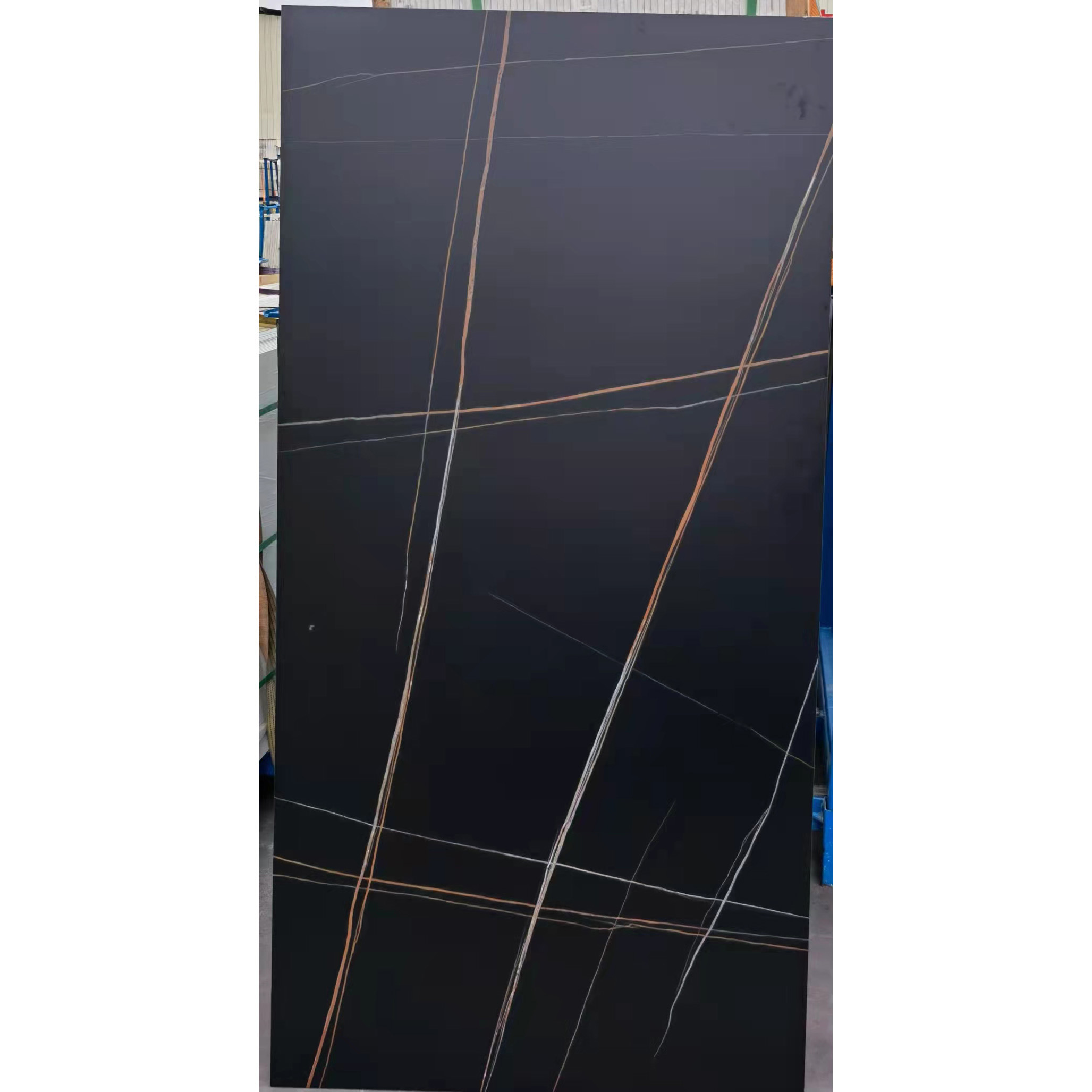 For Promotions 12MM Black Sintered Stone Slab Interior Wall Floor Tile Marble Dining Table Top Coffee Table Top Side Table Top