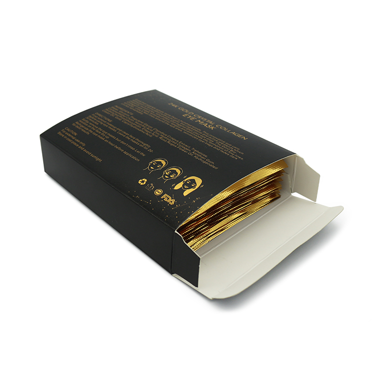 Private Label Hyaluronic Acid Under Eye Mask Patch Crystal Gel 24K Gold Collagen Eye Mask
