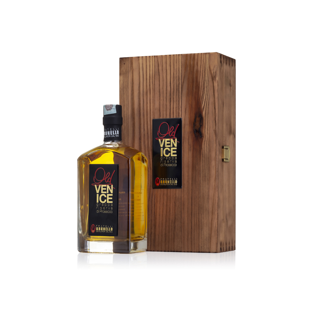 Деревянная коробка Grappa Venice с лучшим итальянским Резервом для пожилых людей