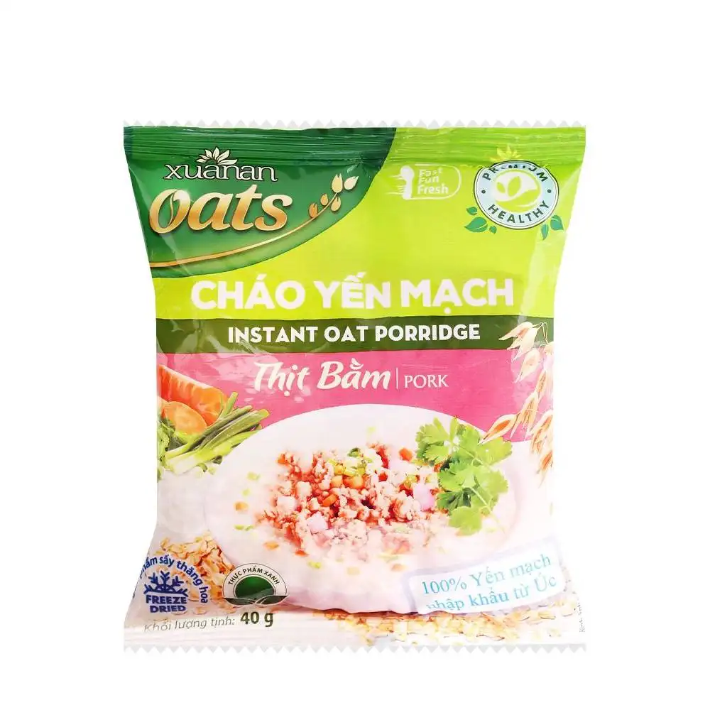 Каша из овсянки Xuan с мелким мясом, упаковка 40 г
