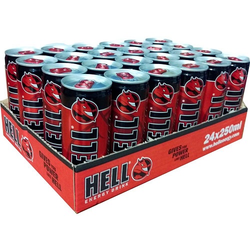 Hell Energy Drink 330 мл, 250 мл, 475 мл и 500 мл