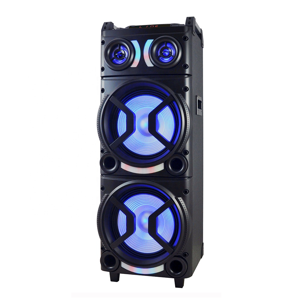 Big Wireless Microphone Bluetooth PortableLED Party Professional Audio Speaker