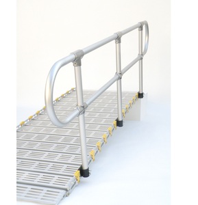 Roll-A-Ramp Modular Ramp System 36 Inch Wide One Side Handrail Loop-End