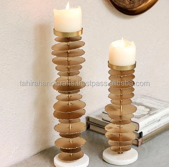Floor Marble base Candle Holders Votive Candle Holders For And Home Decor,Nordic Style Golden Candle Holder Decoration Table Cup
