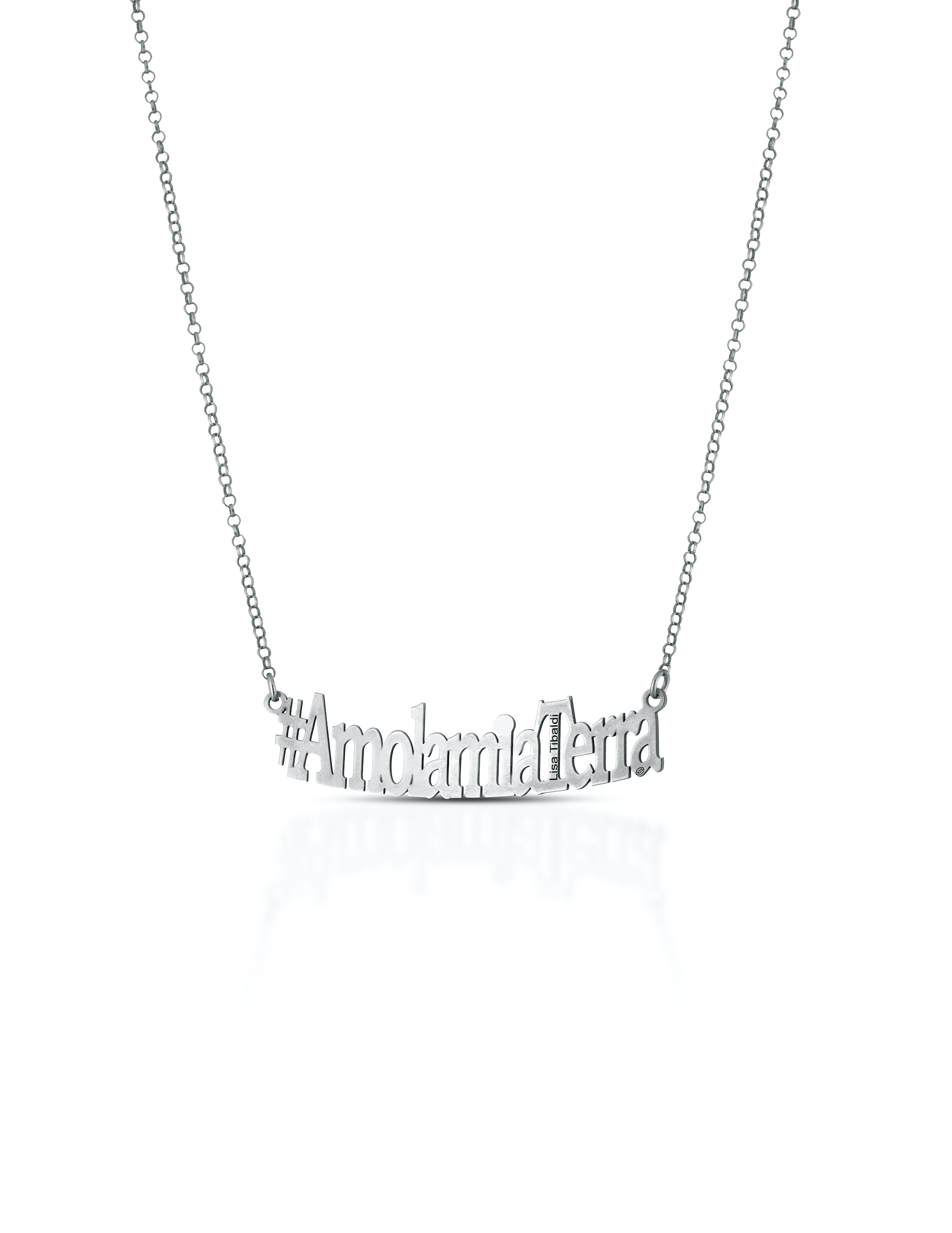 Сделано в Италии, серебро 925 пробы, ожерелье, Стиль # AmolamiaTerra Basic