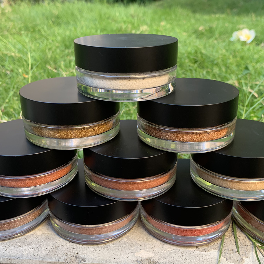 custom your own brand loose powder high pigment loose highlighter powder for highlighter makeup