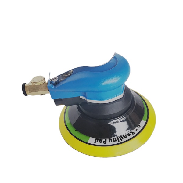 RTS 31306SV 6 inch self vacuum air orbital sander with 1 box 100 pcs 120 mesh sander paper
