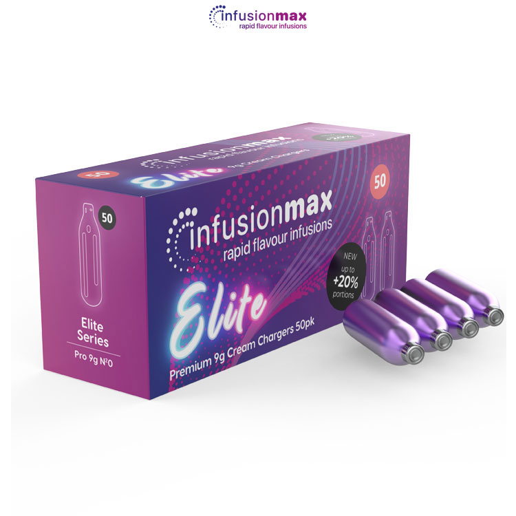 Высшее качество исключительное качество 9 г x 50 Упаковка InfusionMax Elite крем зарядное устройство по низкой рыночной цене