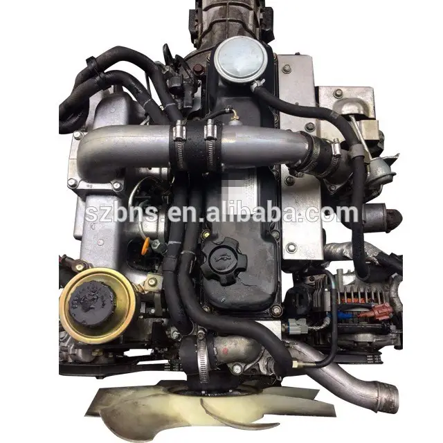 Complete Used QD32 engine with manual gearbox with turbo diesel engine