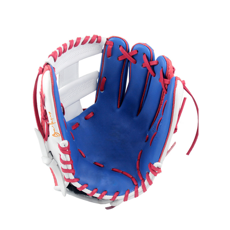 custom made Pu Leather Custom Logo Baseball Leather Glove for Men
