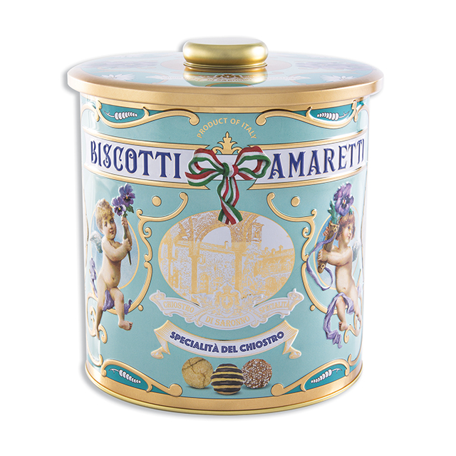 Biscottiera tin amaretti mix 190 г