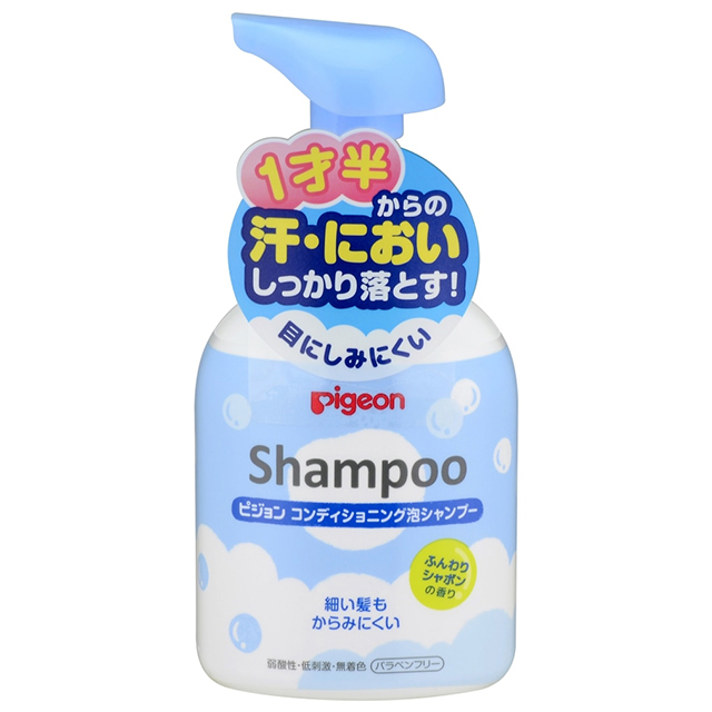 Pigeon Conditioning Foaming Shampoo, Soft Bubble Scent, 350 ml