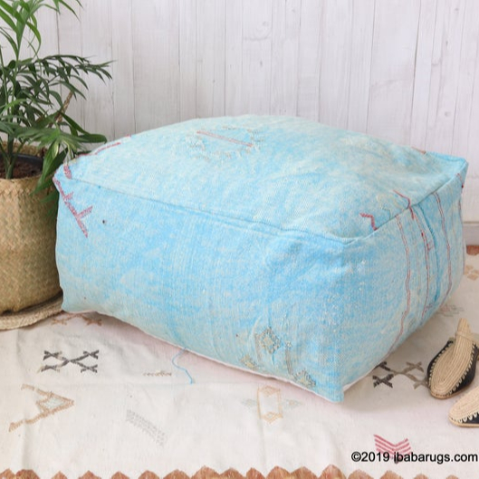 Large Moroccan pouf