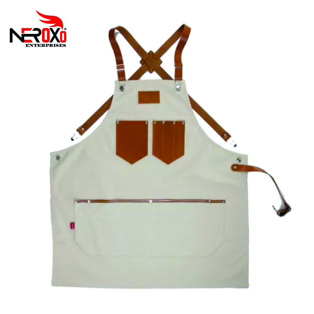 Custom Logo Barber Apron In Cheap Bulk Wholesale Aprons