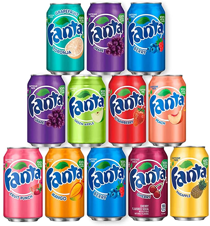 Смешанный вкус Fanta, все доступные тексты