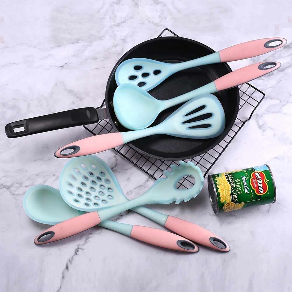 High Quality Wholesale 6 Set Silicone Kitchen Utensil Kitchenware Cooking Tools