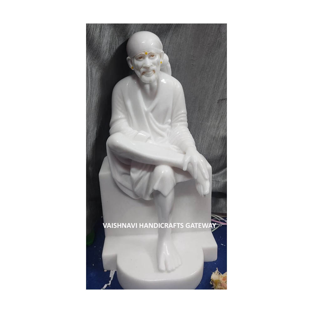 Индийский мрамор чисто белый Sai Baba Mooti для домашнего использования