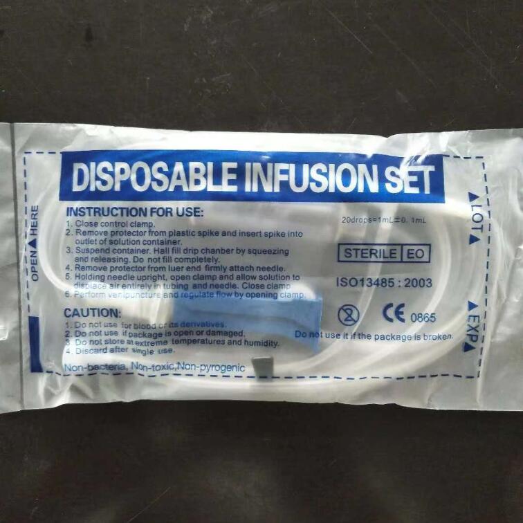 CE ISO approved infusion iv set for infusion pump