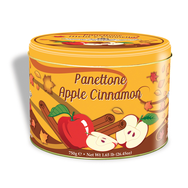 Panettone металлический жестяной яблоко и корица 750 г
