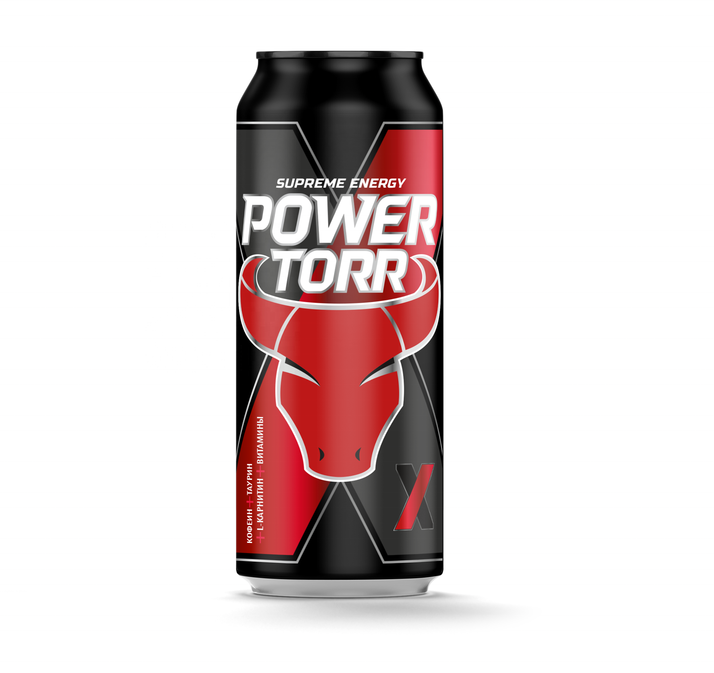 Power Torr X Supreme Energy (банка, л.) Газированный безалкогольный напиток