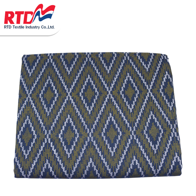 RTD Oxford shirts Striped Polyester/cotton fabric,-Dark blue WP 3788