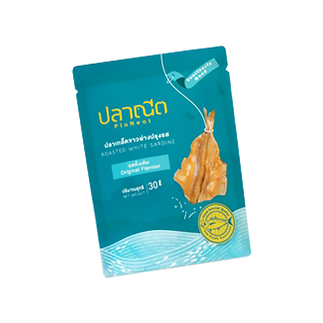 Flavorful Asian Seafood Snacks Roasted Seasoned White Sardine Original Flavour product of Thailand