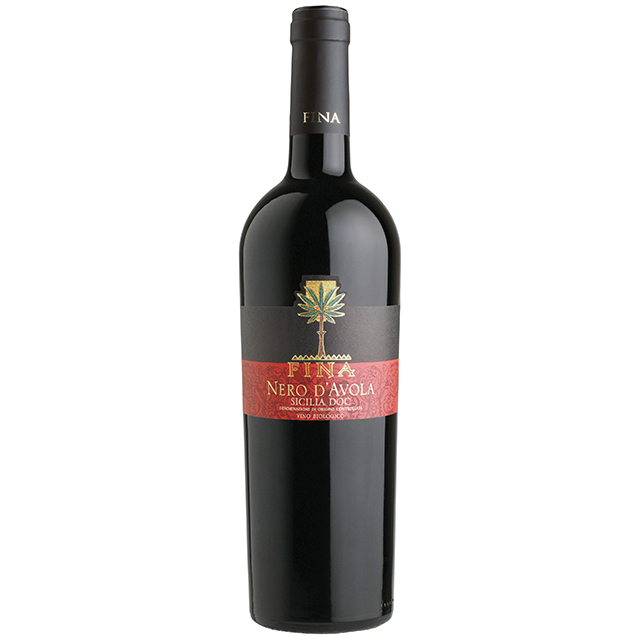 Made in Italy IGP Nero d'Avola Sicilia DOC Red Glass bottle 0.75 still red wine