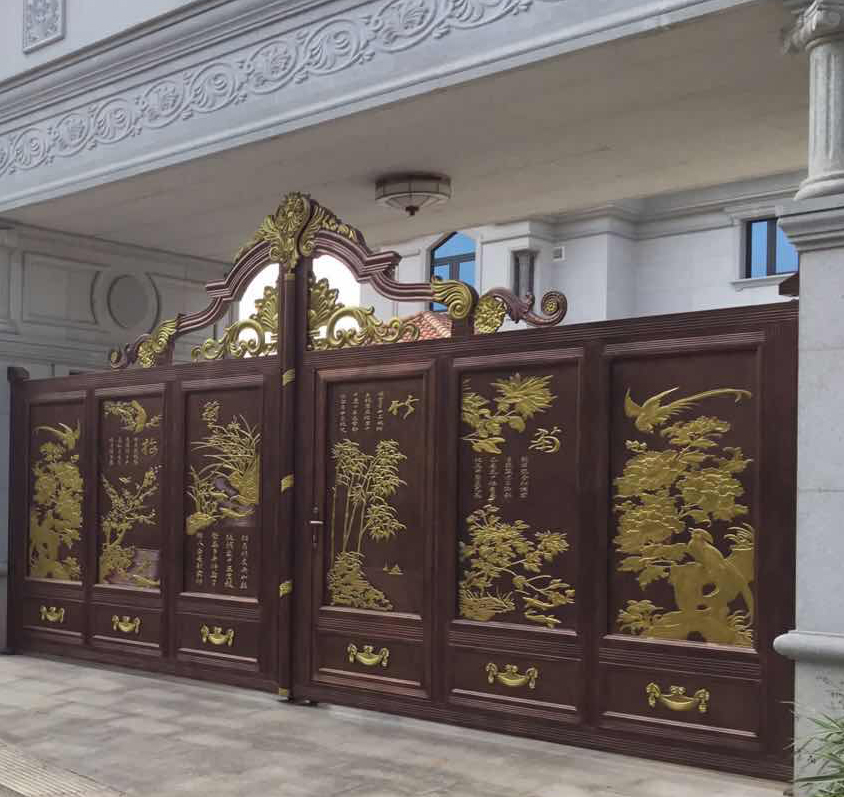 Домой входом estate металлические стальные конструкции ворот для виллы