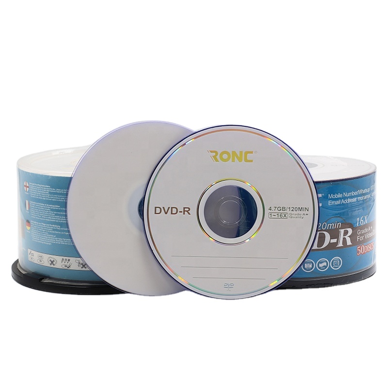 Оптовая торговля OEM логотип 4,7 ГБ 1- 16X virgIn фильмы для печати dvd проигрыватель компакт-дисков пустой диск dvd-r