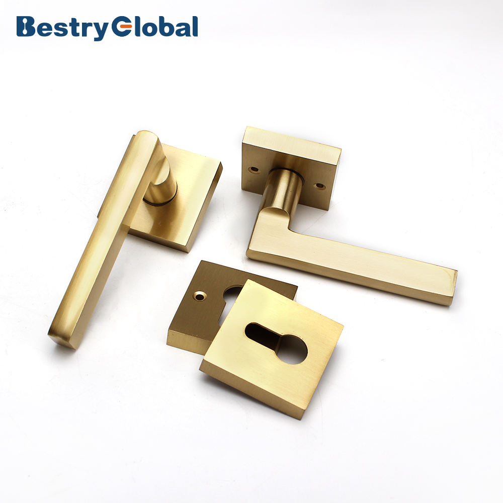 Роскошные элегантные Золотистые Латунные Ручки BestryGlobal для интерьера спальни гостиной