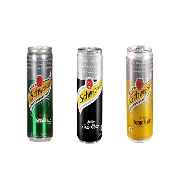 High quality fruity soda with Schweppes