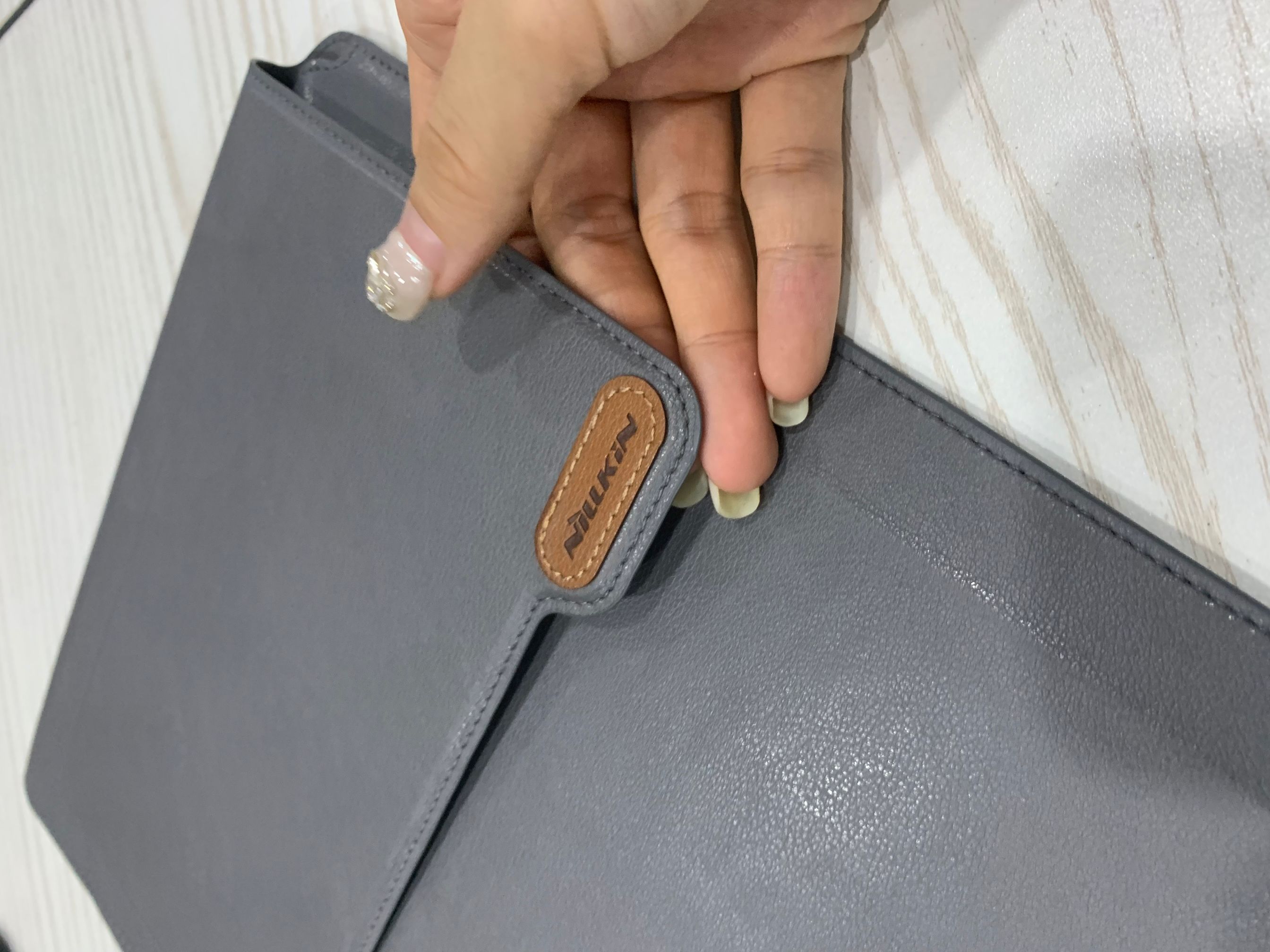 Nillkin Регулируемая подставка для ноутбука с кожаными рукавами для Macbook 16 дюймов с коврик для мыши и для ноутбука сумка для ноутбука