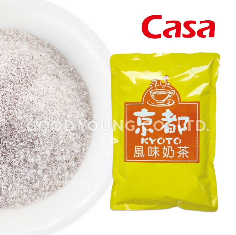 Taiwan Tapioca Boba Milk Bubble Tea Drinks with ISO Certification Kyoto Flavor Instant Powder
